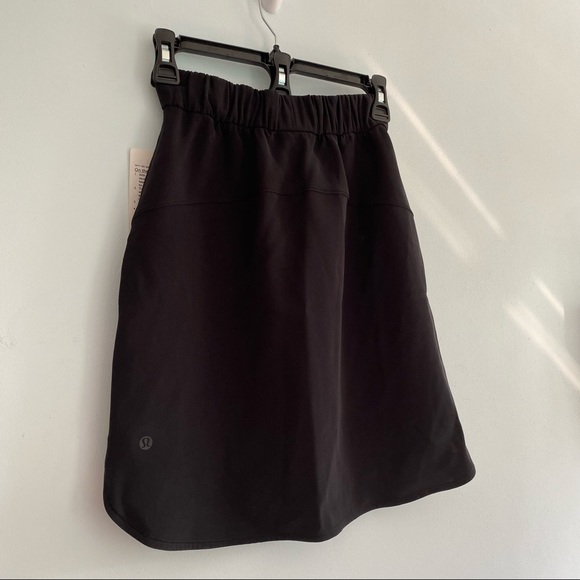 NWT Lululemon Athletica On The Fly Black Skirt 2 - Picture 7 of 10